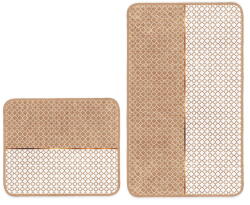 Mila Home Bézs fürdőszobai kilépő szett 2 db-os 60x100 cm - Mila Home - bonami - 12 610 Ft