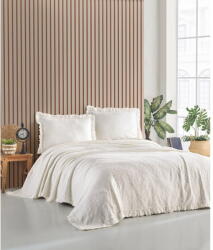 Mijolnir Krémszínű ágytakaró és párnahuzat szett franciaágyra 220x240 cm Ilda - Mijolnir