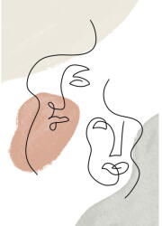 Veronika Boulová Poszter 29x41 cm Two Faces - Veronika Boulová