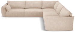 Mazzini Sofas Bézs sarokkanapé (variálható) Vanda - Mazzini Sofas