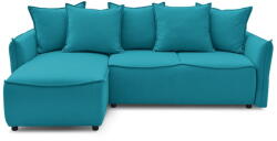 Bobochic Paris Türkiz kinyitható sarokkanapé (bal oldali) Leon - Bobochic Paris