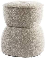 Light & Living Bézs buklé puff Leyla - Light & Living