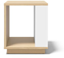 TEMAHOME Tárolóasztal tölgyfa dekorral 40x40 cm Ella - TemaHome