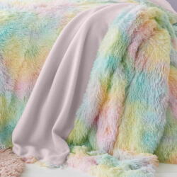 Catherine Lansfield Mikroplüss gyerek takaró 130x170 cm Rainbow Cuddly - Catherine Lansfield