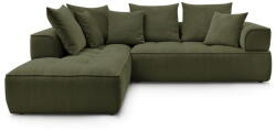 Bobochic Paris Zöld zsenília sarokkanapé (bal oldali-L alakú) Whesley - Bobochic Paris