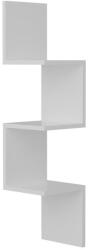 ASIR GROUP Corner fehér fali könyvespolc