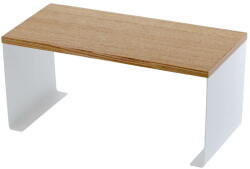 YAMAZAKI Fehér-natúr színű fém kiegészítő polc 30, 5x14 cm Tosca - YAMAZAKI