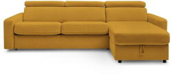 Bobochic Paris Mustársárga kinyitható sarokkanapé (variálható) Monaco - Bobochic Paris