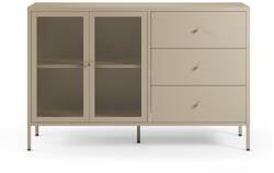 Marckeric Krémszínű fém komód 140x90x40 cm Fayna - Marckeric