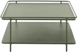 Unique Furniture Zöld fém dohányzóasztal 75x75 cm Yuba - Unique Furniture