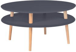 Ragaba UFO grafitszürke dohányzóasztal, ⌀ 70 cm - Ragaba