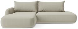 Makamii Bézs kinyitható sarokkanapé (bal oldali-heverő résszel) Hale - Makamii