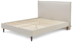 Bobochic Bézs kárpitozott franciaágy ágyráccsal 160x200 cm Sary - Bobochic Paris - bonami - 221 520 Ft