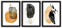 Vavien Artwork Elegant 3 db-os kép készlet fekete keretben, 35 x 45 cm - Vavien Artwork