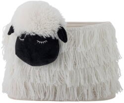 Bloomingville Mini Fehér textil játéktároló kosár 40x25x30 cm Dolly - Bloomingville Mini