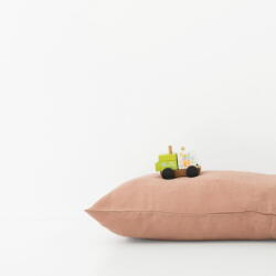 Linen Tales Terrakottabarna len párnahuzat, 70 x 90 cm - Linen Tales