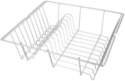 Metaltex Bruno matt ezüstszínű edényszárító, 36 x 33 cm - Metaltex