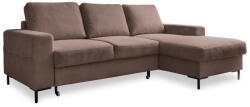 Miuform Barna kordbársony kinyitható sarokkanapé (jobb oldali) Lofty Lilly - Miuform - bonami - 498 501 Ft