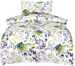 My House Fehér egyszemélyes pamut-szatén ágyneműhuzat 140x200 cm Savoy - My House