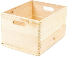 Compactor Custom tároló borovi fenyőből, 40 x 30 x 23 cm - Compactor