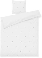 Juna Fehér egyszemélyes pamut-perkál ágyneműhuzat 140x200 cm Daisy - JUNA