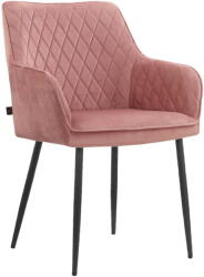 Støraa Világos rózsaszín kárpitozott étkezőfotel szett 2 db-os Elvira - Støraa