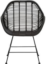 Støraa Fekete rattan étkezőszék szett 2 db-os Kiran - Støraa