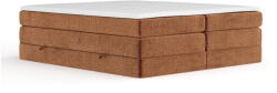 Maison de Reve Narancssárga ágyneműtartós boxspring ágy ágytámla nélkül 140x200 cm Juniper - Maison de Rêve
