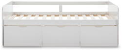 Marckeric Fehér gyerekágy tárolóhellyel 90x190 cm Abbott - Marckeric