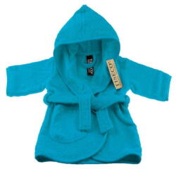 Tiseco Home Studio Kék pamut gyerek fürdőköpeny 1-2 éves korig - Tiseco Home Studio