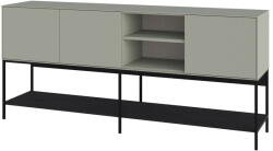 Marckeric Zöld-fekete komód 180x80x40 cm Amira - Marckeric