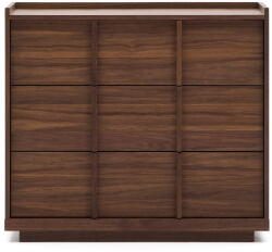 Kave Home Barna komód diófa dekorral 100x78x50 cm Onix - Kave Home