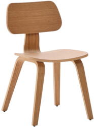 Kave Home Natúr színű étkezőszék tölgyfa dekorral Gena - Kave Home
