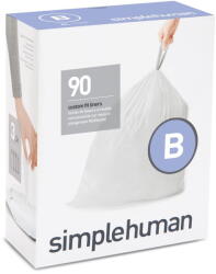 simplehuman Összehúzható szemeteszsák készlet 90 db-os 6 l B - simplehuman