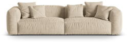 Micadoni Bézs bársony moduláris kanapé 320 cm Martina - Micadoni