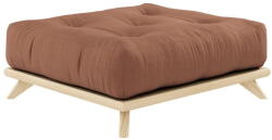 Karup Design Senza Natural Clear/Clay Brown lábtartó - Karup Design