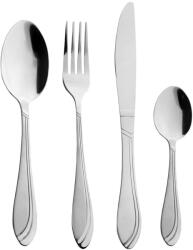 Orion Ezüstszínű rozsdamentes acél evőeszköz készlet 24 db-os Satin - Orion