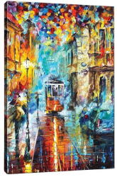 Vavien Artwork Rainy City kép, 40 x 60 cm - Tablo Center
