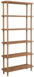 ASIR GROUP Natúr színű könyvespolc borovi fenyő dekorral 80x168, 5 cm Step - Kalune Design
