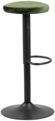 Actona Zöld kárpitozott állítható magasságú bárszék (ülésmagasság 62 cm) Finch - Actona