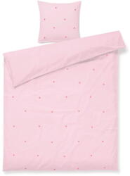 Juna Rózsaszín egyszemélyes pamut-perkál ágyneműhuzat 140x200 cm Daisy - JUNA