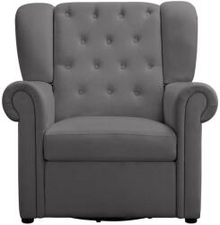 Støraa Szürke bársony chesterfield-hinta fotel Lillyse - Støraa