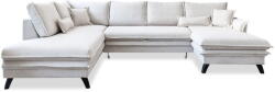 Miuform Charming Charlie világosbézs kinyitható U alakú kanapé, bal oldali - Miuform