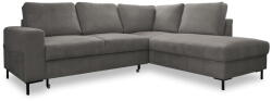 Miuform Szürke kordbársony kinyitható sarokkanapé (jobb oldali) Lofty Lilly - Miuform - bonami - 514 240 Ft