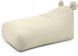 SLOWDOWN Krémszínű buklé gyerek babzsákfotel Snug 130 Bear - SLOWDOWN