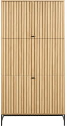 Actona Natúr színű ruhásszekrény tölgyfa dekorral 99x200x60 cm Albany - Actona