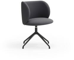 Teulat Sötétszürke kárpitozott étkezőfotel Mogi - Teulat