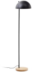 Kave Home Fekete-natúr színű állólámpa fém búrával (magasság 150 cm) Catlar - Kave Home
