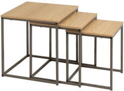 Unimasa Tárolóasztal szett 3 db-os 40x40 cm - Casa Selección - bonami - 26 427 Ft