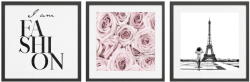 Styler Kép szett 3 db-os 30x40 cm Parisienne - Styler